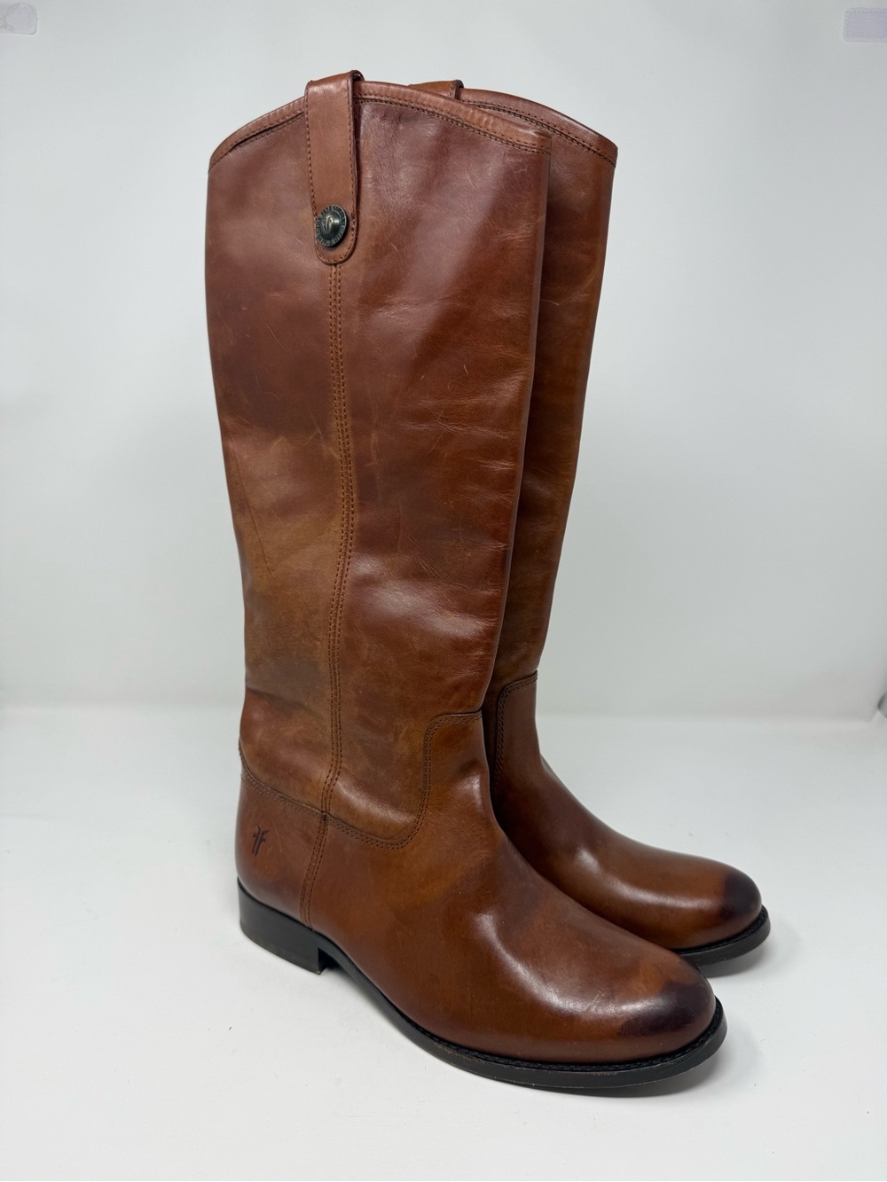 Frye Brown Leather Over-the-Knee Boots